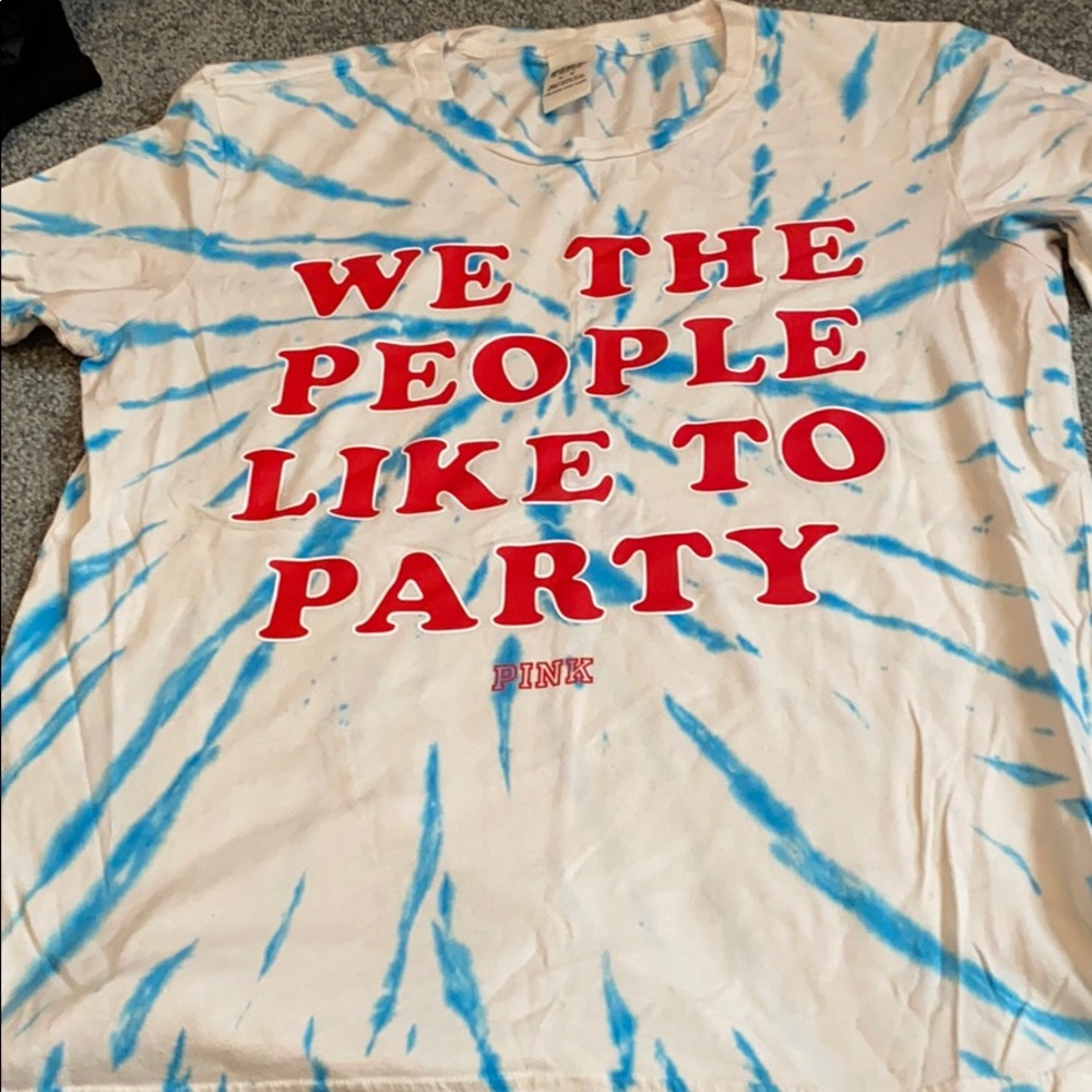 Pink tie dyed Shirt